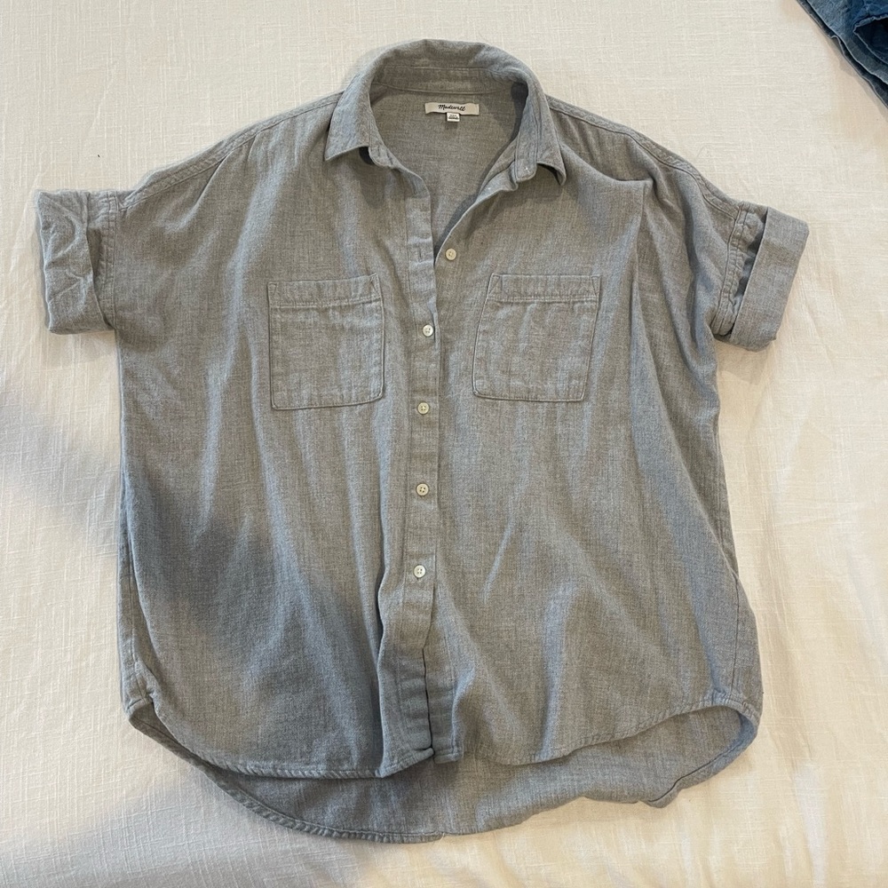 Madewell Boxy Flannel Button-Up